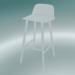 3d model Bar stool Nerd (75 cm, White) - preview