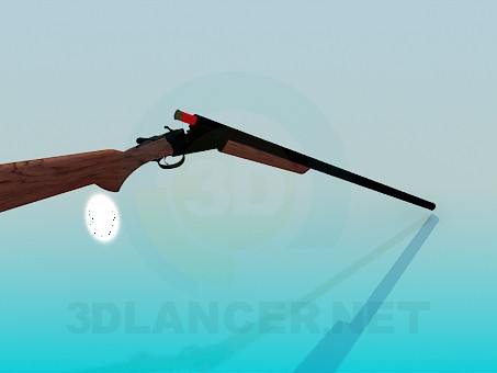 Modelo 3d Rifle de caça - preview