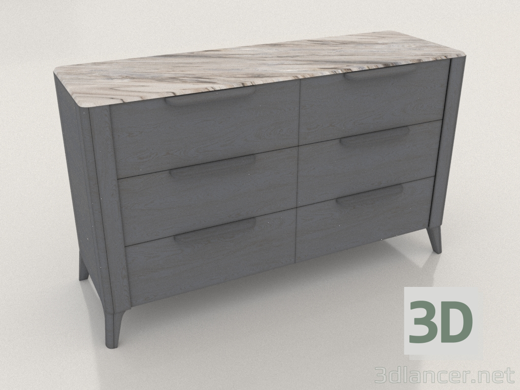 3d model Dresser (Selena) - preview