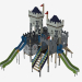 3d model El complejo infantil de juegos del castillo (5510) - vista previa
