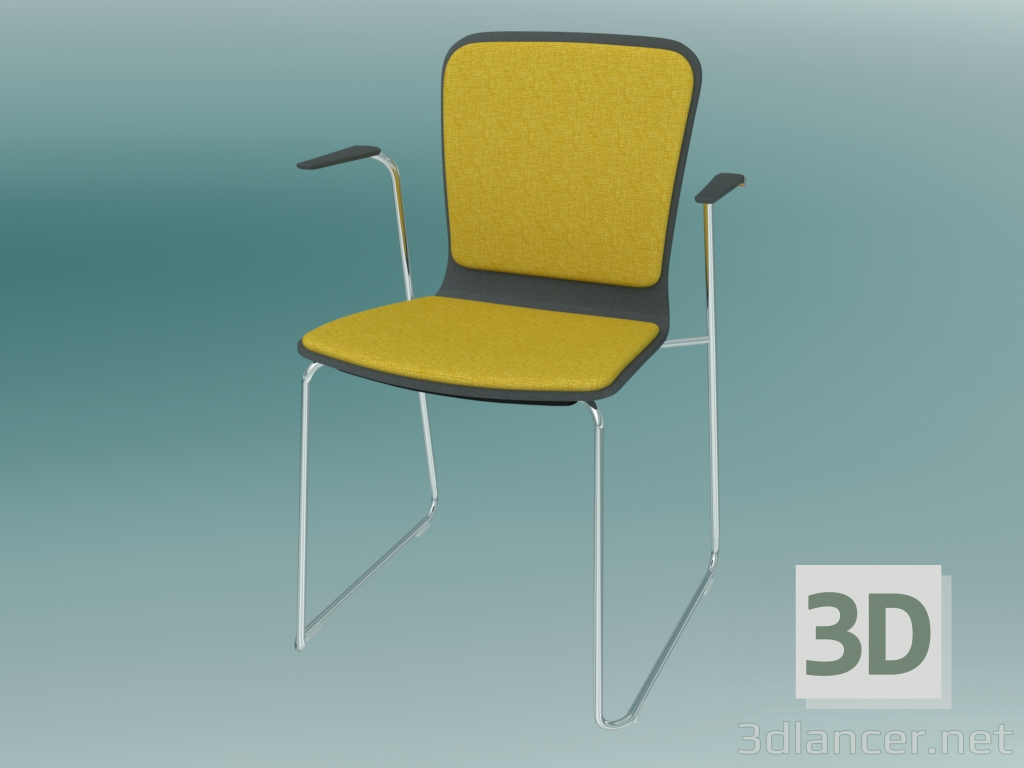 Modelo 3d Cadeira para visitantes (K33V3 2P) - preview