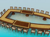 A table for meetings