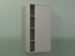 Настенный шкаф с 1 правой дверцей (8CUCССD01, Clay C37, L 48, P 24, H 96 cm)