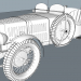 modèle 3D de 1934 MG TA type Q acheter - rendu