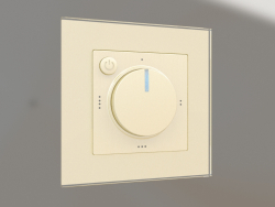 Elektromechanischer Thermostat für Fußbodenheizung (Wellchampagner)