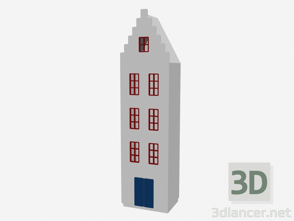3d model Children's Cabinet of BRUSSELS (010,004) - preview