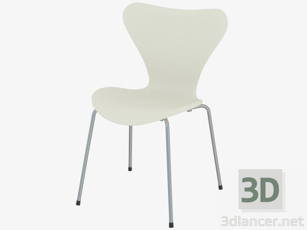 3D modeli Deri Koltuk Sandalye Serisi 7 - önizleme