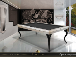EXCLUSIVE POOL TABLE CAVICCHI OPERA BILLIARD 8ft