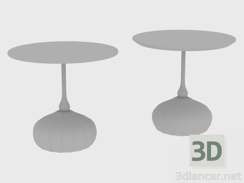 modèle 3D Table basse BAG SMALL TABLE RADIANT (d50xH45) - preview