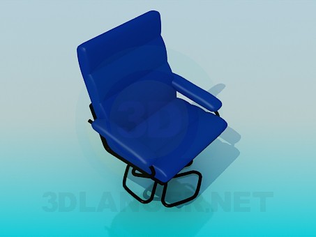 3D Modell Bequemer Sessel - Vorschau