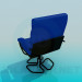 3D Modell Bequemer Sessel - Vorschau