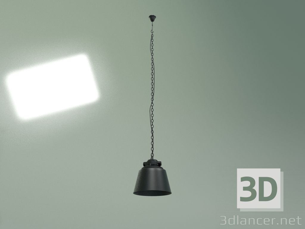 modello 3D Lampada a sospensione Strong Point (nero) - anteprima