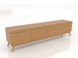 Mueble TV GRANDE 2000 mm (roble natural)