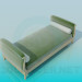 3d model Couch with rollers - preview
