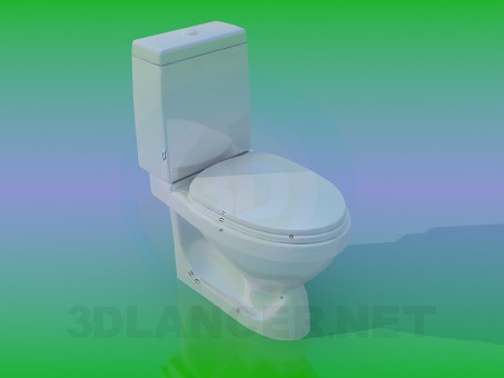 Modelo 3d WC - preview