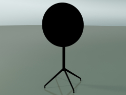 Стол круглый 5717, 5734 (H 105 - Ø69 cm, cложенный, Black, V39)