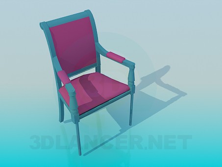 3 डी मॉडल क्लासिक शैली कुर्सी - पूर्वावलोकन