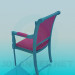 3D Modell Klassischen Stil Stuhl - Vorschau
