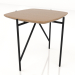 3d model Low table 50x50 with a wooden table top - preview