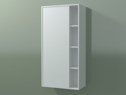 Wall cabinet with 1 left door (8CUCCCS01, Glacier White C01, L 48, P 24, H 96 cm)
