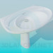 3d model Oval shallow sink - preview