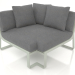 3D Modell Modulares Sofa, Abschnitt 6 (Zementgrau) - Vorschau