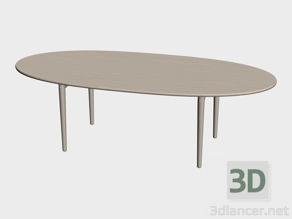 3D Modell Esstisch (ch339) - Vorschau