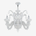 3d model Chandelier made of glass (S110188 6white) - preview