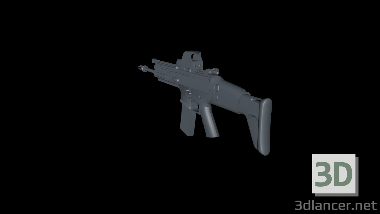3d MK16 (Without texture) model buy - render