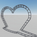 modèle 3D de Arc en forme de coeur acheter - rendu