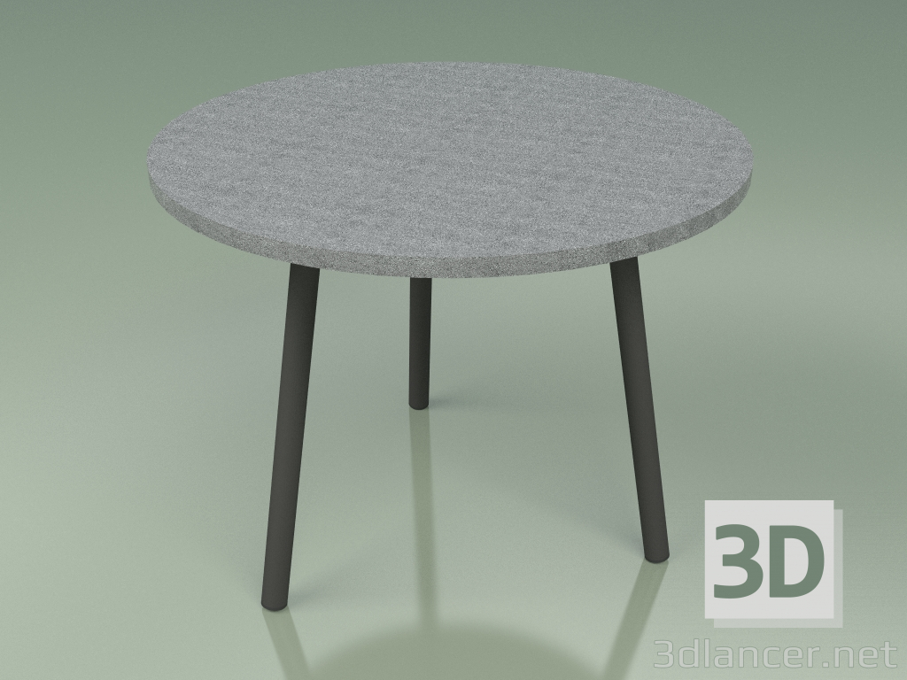 modello 3D Tavolino 013 (Metallo Fumo, Pietra di Luna) - anteprima