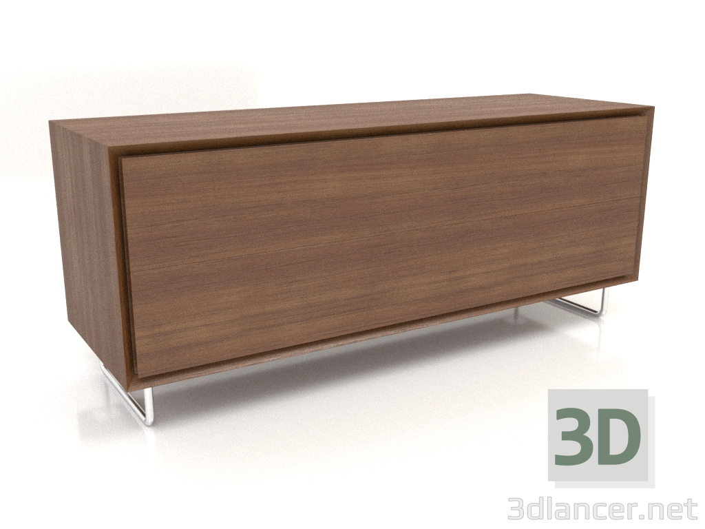 modèle 3D Armoire TM 012 (1200x400x500, bois brun clair) - preview