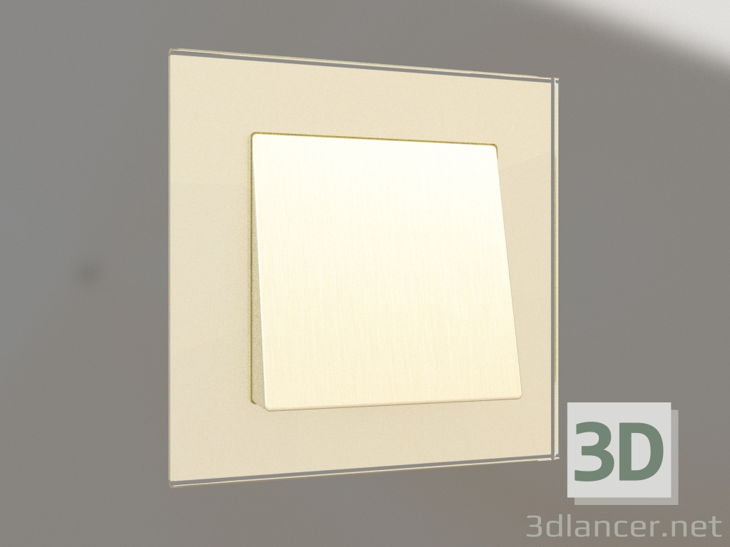 3d model Cable outlet (champagne corrugated) - preview