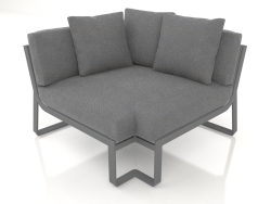 Modular sofa, section 6 (Anthracite)