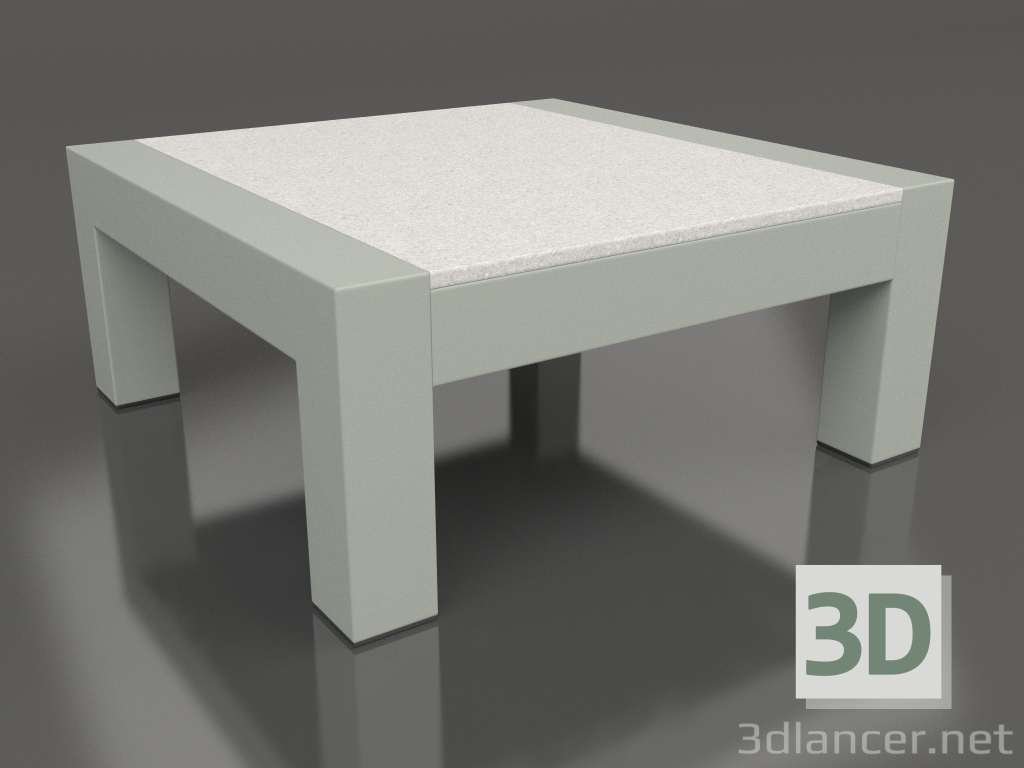 3d модель Боковой стол (Cement grey, DEKTON Sirocco) – превью