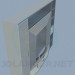 modello 3D Armadio-parete per il salotto - anteprima