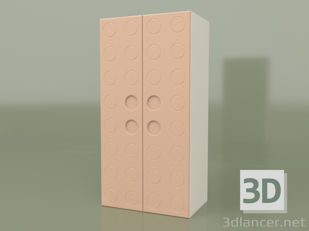 3 डी मॉडल डबल अलमारी (अदरक) - पूर्वावलोकन