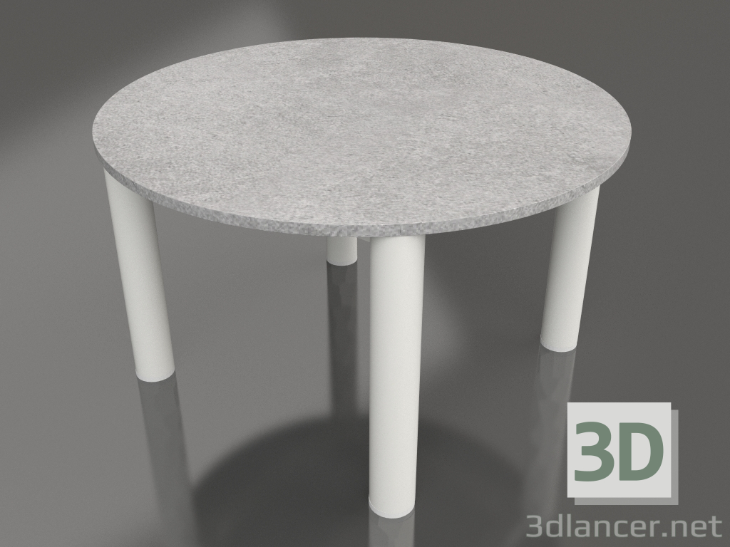 modello 3D Tavolino D 60 (Grigio agata, DEKTON Kreta) - anteprima