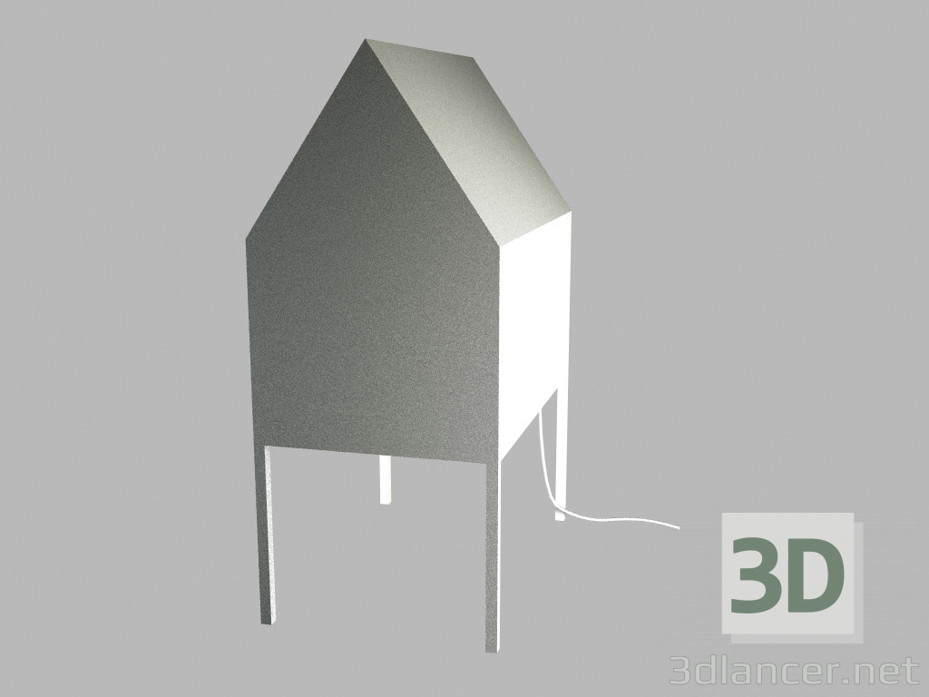 modello 3D Outdoor lampada da terra Faro - anteprima