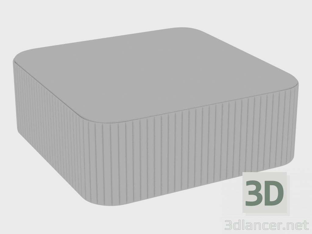 modèle 3D Poof FELIX POUF MATELASSÉ (100x100xH38) - preview