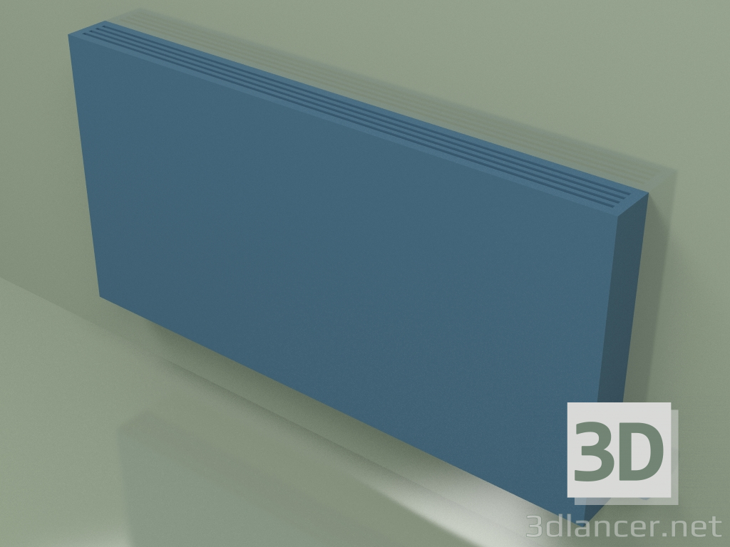 modello 3D Convettore - Aura Slim Basic (500x1000x80, RAL 5001) - anteprima