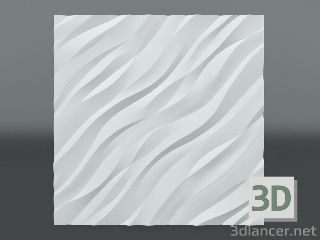 modèle 3D Panneau de gypse 3d L-505 - preview