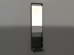 Espelho (com gaveta aberta) ZL 16 (madeira preta)