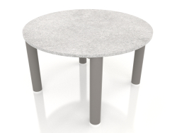 Coffee table D 60 (Quartz gray, DEKTON Kreta)