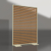 modèle 3D Cloison en bois artificiel et aluminium 120x170 (Roble golden, Gold) - preview
