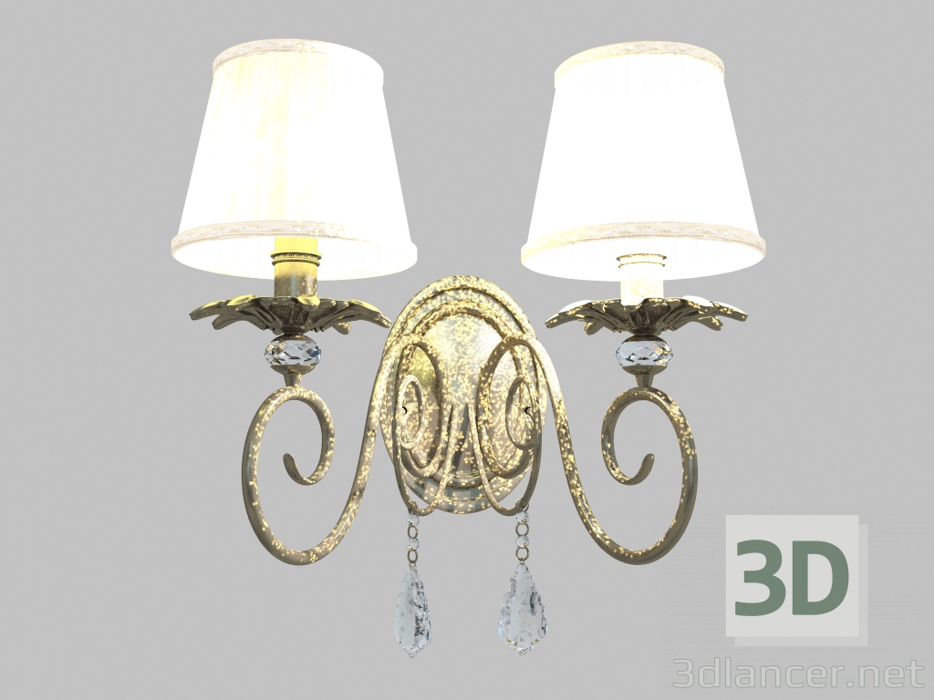 3D Modell Wandlampe (2102A) - Vorschau
