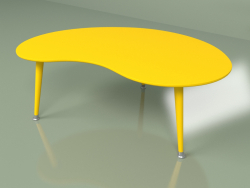 Coffee table Bud monochrom (yellow-mustard)