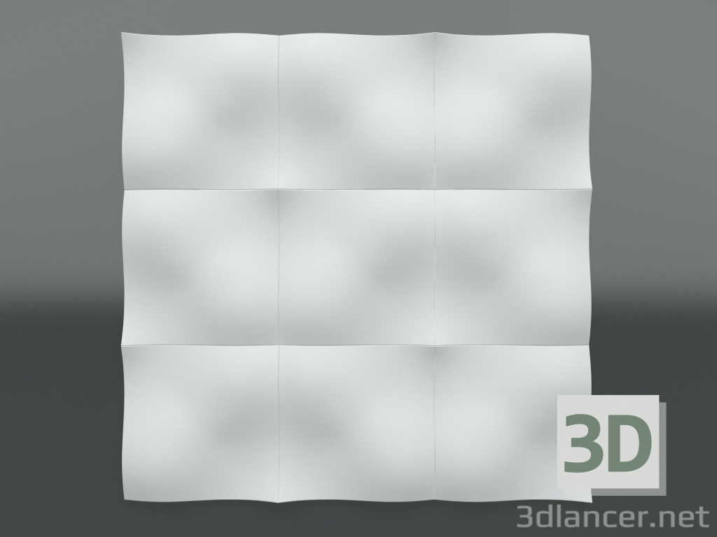 3D modeli Alçı 3d paneli L-509 - önizleme
