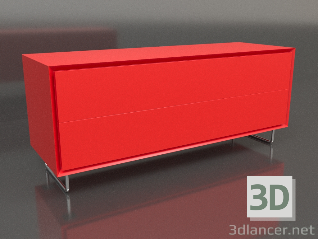 modèle 3D Armoire TM 012 (1200x400x500, orange lumineux) - preview
