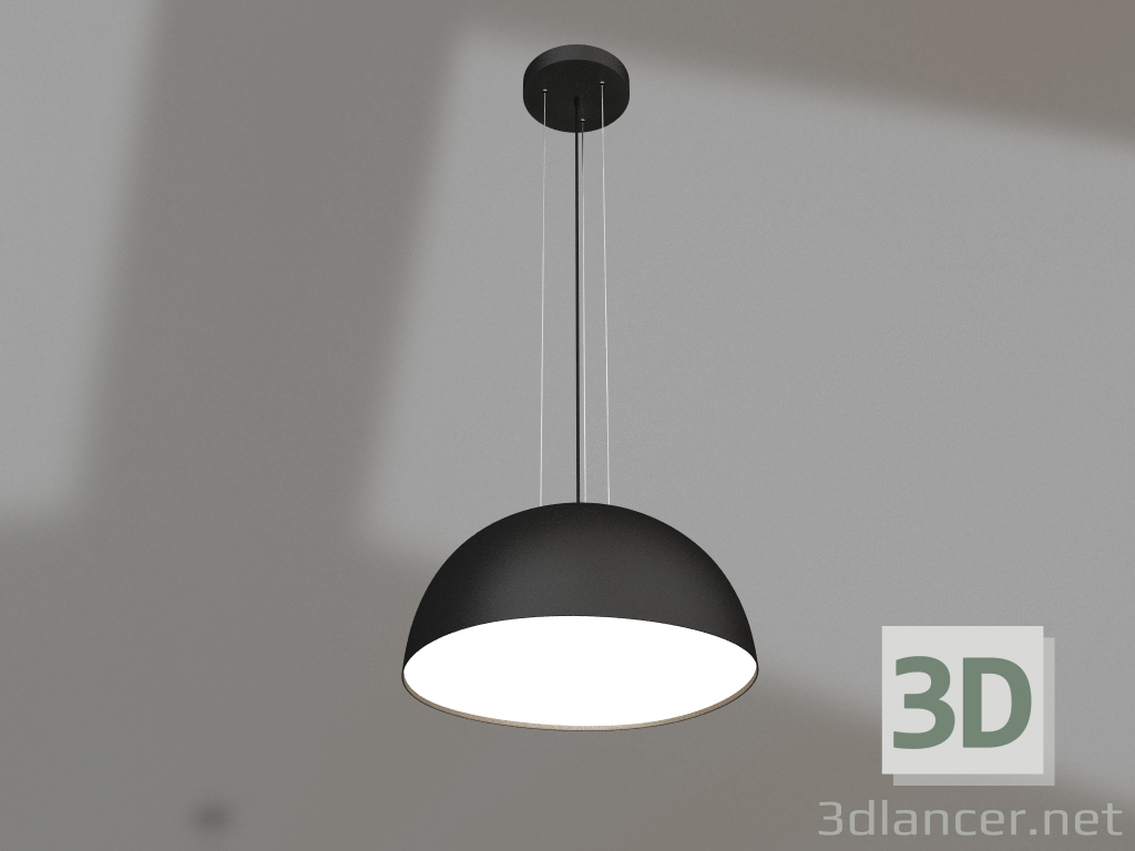 modello 3D Lampada SP-RESTO-HANG-R500-30W Warm3000 (BK, 100 gradi, 230V) - anteprima